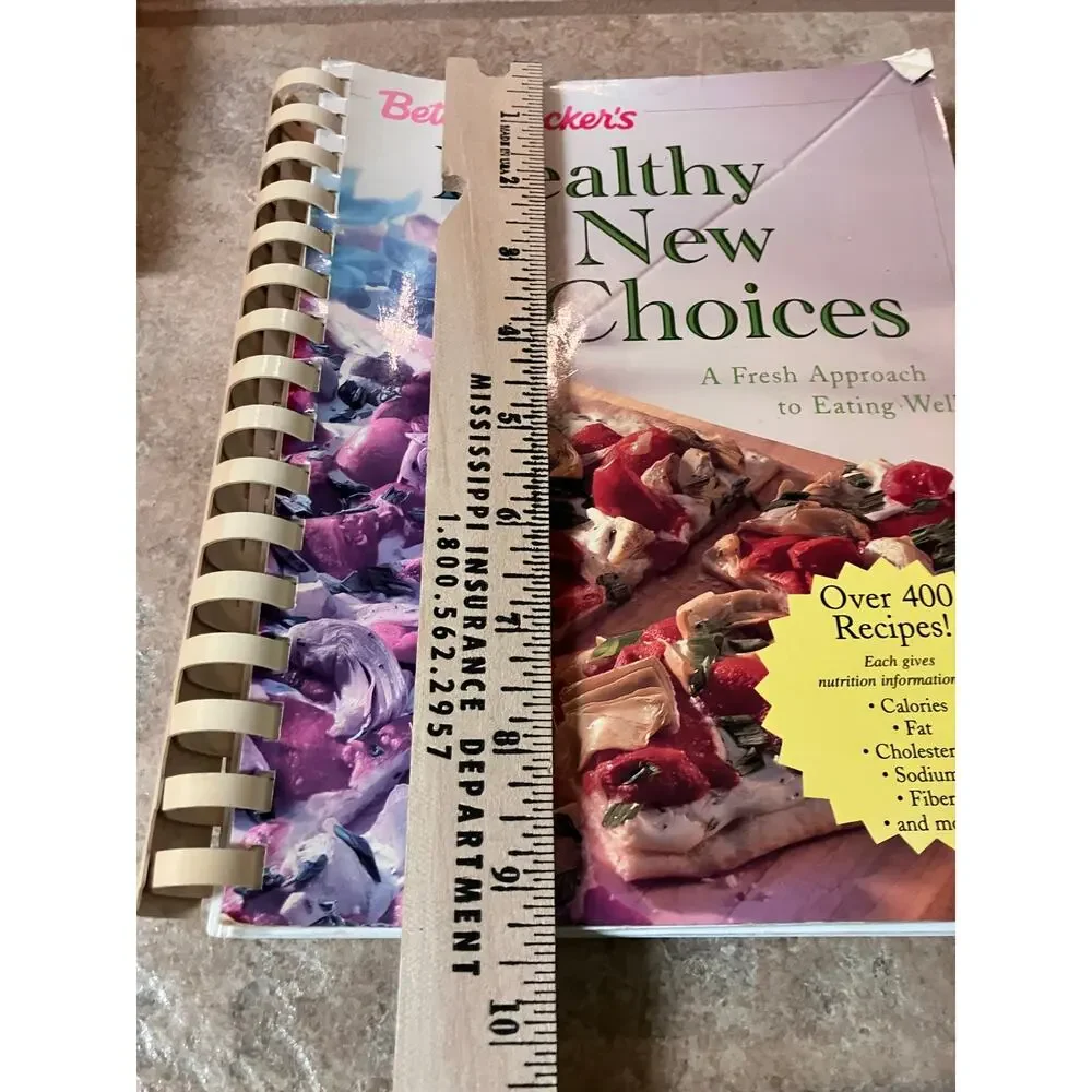 Vtg Betty Crockers Healthy New Choices Cookbook 400 Recipes First Edition Spiral